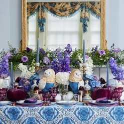 Ophelia Blue & Gold Owl (Pair)
