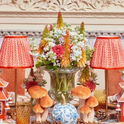 Orange Lotus Lampshade (18cm)