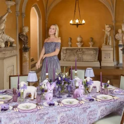 Pagoda Lilac Linen Napkins (Set of 4)