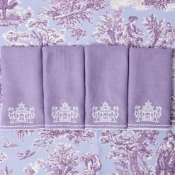 Pagoda Lilac Linen Napkins (Set of 4)