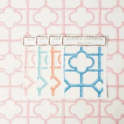 Palm Beach Pink Shaded Bamboo Fabric