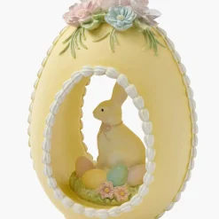 Pastel Yellow Bunny in Egg