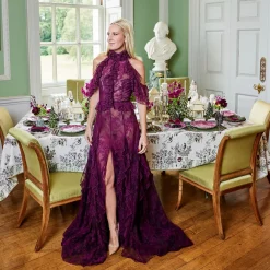 Peacock Garden Tablecloth