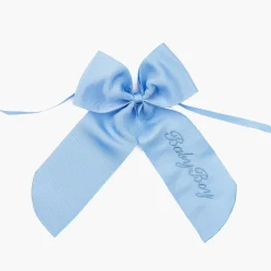 Personalisable Blue Grosgrain Bow