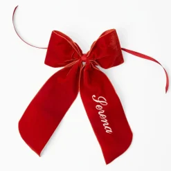 Personalisable Burnt Orange Bow