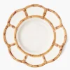 Petal Bamboo Ceramic Dinner Plate