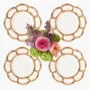 Petal Bamboo Starter Plate (Set of 4)