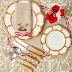 Petal Bamboo Starter Plate (Set of 4)