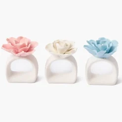 Petal Pink Fiore Napkin Rings (Set of 4)