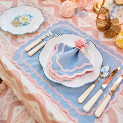 Petal Pink Fiore Napkin Rings (Set of 4)