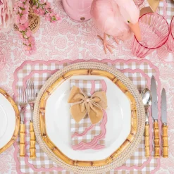 Petal Pink Pheasant Tablecloth