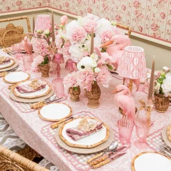 Petal Pink Pheasant Tablecloth