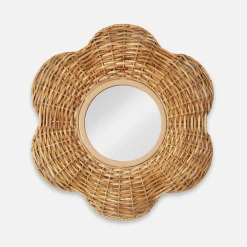 Petite Rattan Martha Mirror