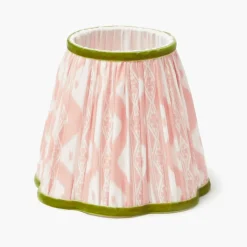 Pink & Green Ikat Lampshade (18cm)