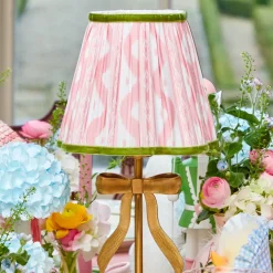 Pink & Green Ikat Lampshade (18cm)