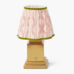 Pink & Green Ikat Lampshade (18cm)