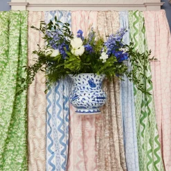 Pink Bamboo Trellis Fabric
