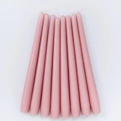 Pink Candles (Set of 8)