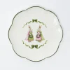Pink Cottontail Bunny Dinner Plate