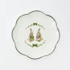 Pink Cottontail Bunny Starter Plate