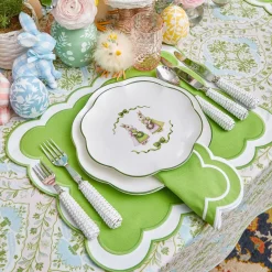 Pink Cottontail Bunny Starter Plate