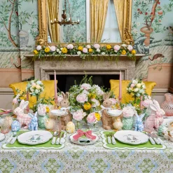 Pink Cottontail Bunny Starter Plate