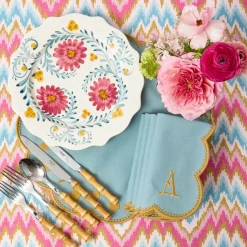 Pink Flowers Dinner Plate