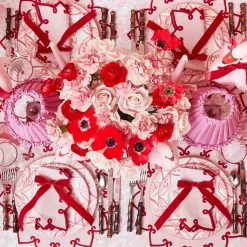 Pink Frilled Silk Lampshade (18cm)