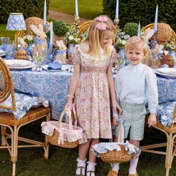 Pink Gingham Basket