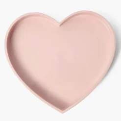 Pink Heart Lacquer Tray