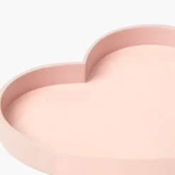 Pink Heart Lacquer Tray