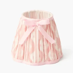 Pink Ikat Bow Lampshade (18cm)