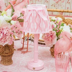 Pink Ikat Bow Lampshade (18cm)