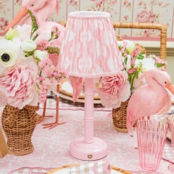 Pink Ikat Lampshade (18cm)