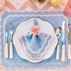 Pink Ikat Tablecloth