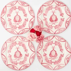 Pink Melograno Dinner Plates (Set of 4)