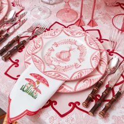 Pink Melograno Starter Plates (Set of 4)