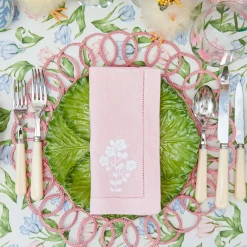 Pink Pia Woven Placemats (Set of 4)
