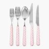 Pink Polka Dot Cutlery (5 piece)