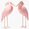 Pink Saskia Stork (Pair) - 60cm