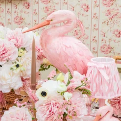 Pink Saskia Stork (Pair) - 60cm