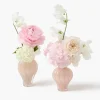 Pink Swirl Bud Vases (Set of 2)