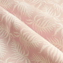 Pink Trailing Ferns Fabric