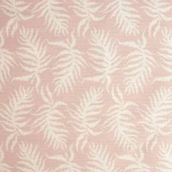 Pink Trailing Ferns Fabric