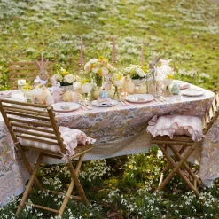 Pink Wicker Napkin Bow (Set of 4)