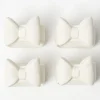 Porcelain Bow Napkin Rings (Set of 4)