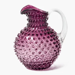 Purple Hobnail Jug