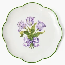 Purple Tulip Dinner Plate