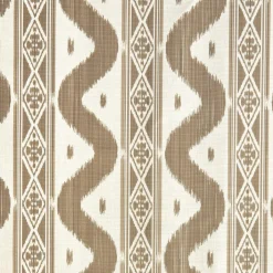 Putty Ikat Stripe Fabric