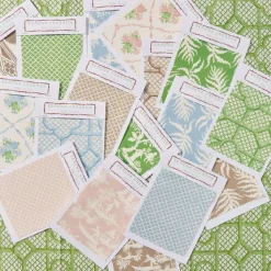 Putty Ikat Stripe Fabric
